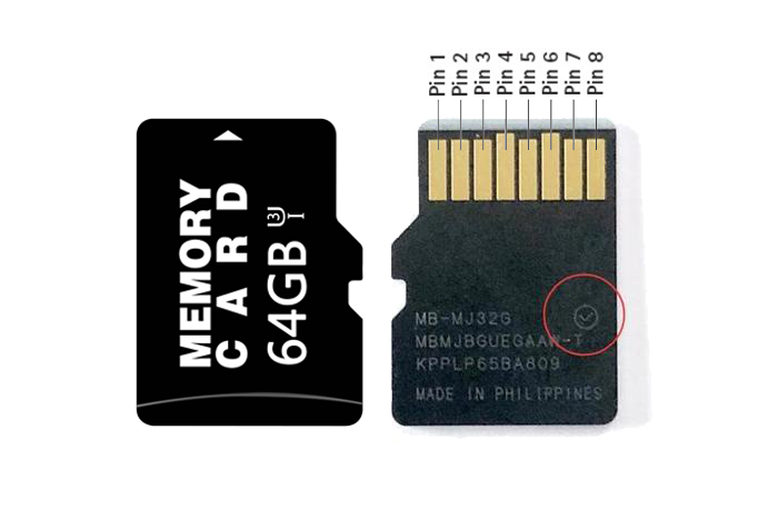 Bulk Micro SD card pin